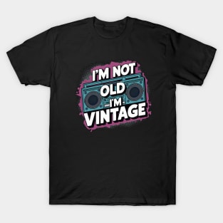 Vintage Soundwaves - A Retro Revival Boombox Legacy T-Shirt